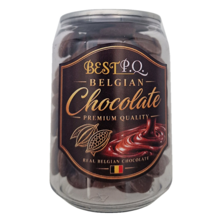Dulciuri - Ciocolata belgiana cu lapte Best P.Q. borcan 130g