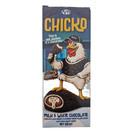 Dulciuri - Ciocolata cu crema Artu Chicko Cookies 50g