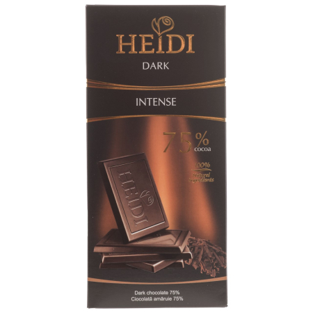 Ciocolata - Ciocolata Heidi Dark 75%, 80g