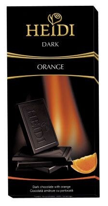 Ciocolata - Ciocolata Heidi Dark Orange, 80g