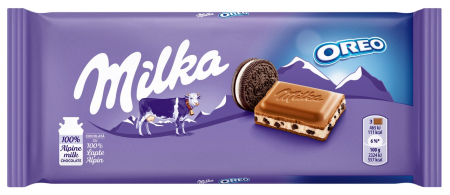 Ciocolata - Ciocolata Milka Crema Oreo, 100g