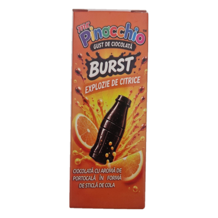 Dulciuri - Ciocolata Mr. Pinocchio Burst portocala 40g