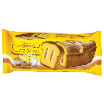 Cadouri de sezon - Cozonac Boromir cu crema de lapte si caramel 450g