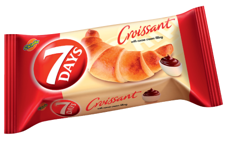 Biscuiti si prajituri - Croissant 7Days Cacao 60g