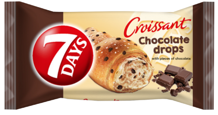 Biscuiti si prajituri - Croissant 7Days Chocolate Drops 70g