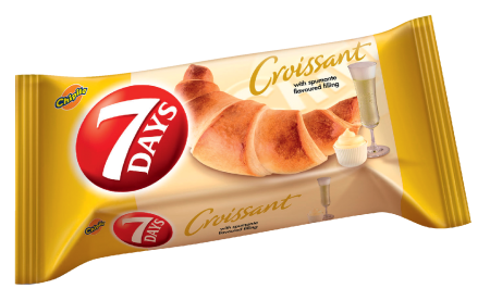 Dulciuri - Croissant 7Days cu crema aroma de sampanie 60g