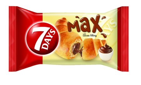 Biscuiti si prajituri - Croissant 7Days Max Cacao 80g