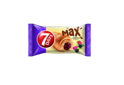 Biscuiti si prajituri - Croissant 7Days Max Fructe de Padure 80g