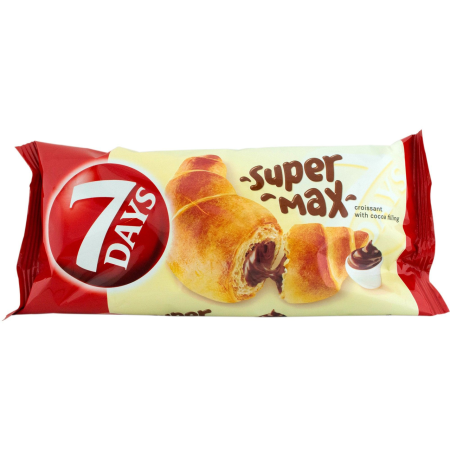 Biscuiti si prajituri - Croissant 7Days Super Max Cacao 110g