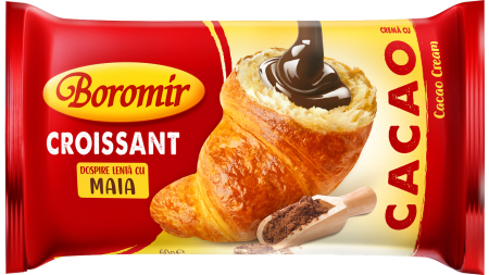 Dulciuri - Croissant Boromir cu crema de cacao 60g