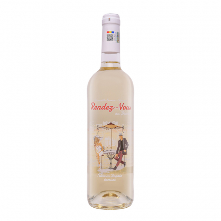 Vin Alb - Domeniile Franco Romane Rendez Vous 0.75L, vin alb demisec, Dealu Mare