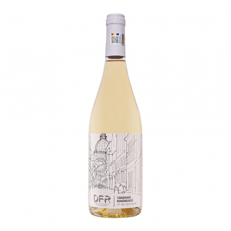 Vin Alb - Domeniile Franco Romanne Tamaioasa Romaneasca 0.75 L, vin alb demidulce, Dealu Mare