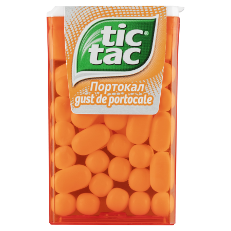 Bomboane si jeleuri - Drajeuri Tic Tac Orange 18g