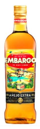 Rom - Rom Brun Embargo Anejo Extra , 0.7L