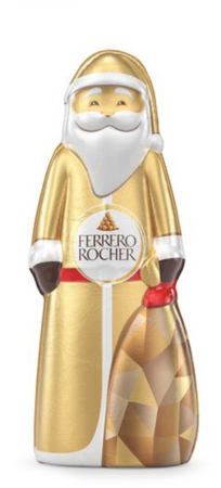Cadouri si sezon - Figurina Ferrero Rocher Santa Claus, 70g