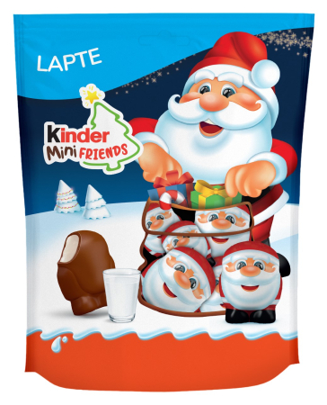 Cadouri si sezon - Figurina Kinder Mos Ciocolata Lapte, 122g