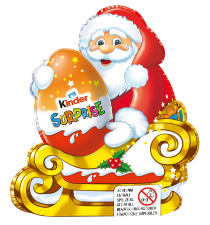 Cadouri si sezon - Figurina Kinder Surprise Mos Craciun, 75g