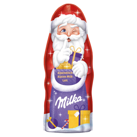 Cadouri si sezon - Figurina Milka Mos Craciun, 45g