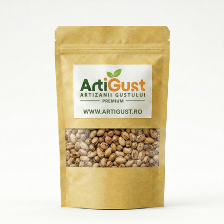 Nuci, seminte si fructe uscate - Fistic copt in coaja cu sare ArtiGust, 450g