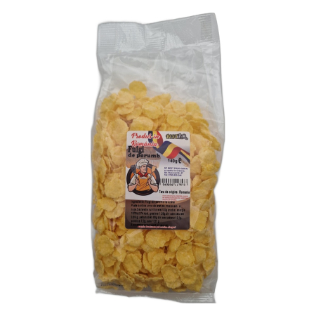 Cereale si leguminoase - Fulgi de porumb fara zahar Best P.Q. 140g, punga