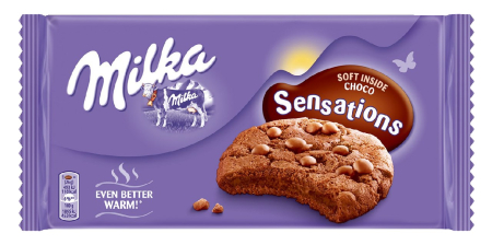 Biscuiti si prajituri - Fursecuri Milka Sensations cu Crema, 156g