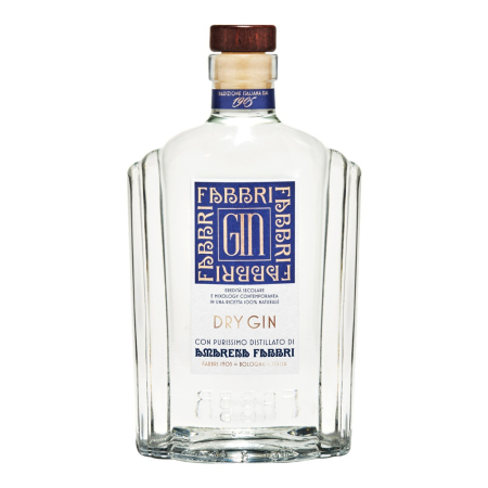 Gin - Gin Fabbri Dry, 0.7L, Italia