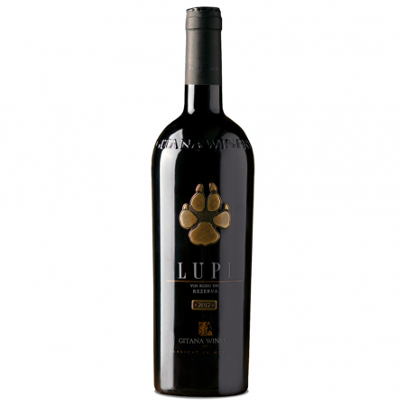 Vin - Gitana Lupi 0.75 L, vin rosu sec, Republica Moldova