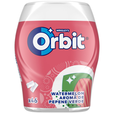Bomboane si jeleuri - Guma de mestecat Orbit Watermelon 64g