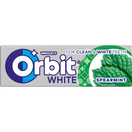 Bomboane si jeleuri - Guma de mestecat Orbit White Spearmint 14g