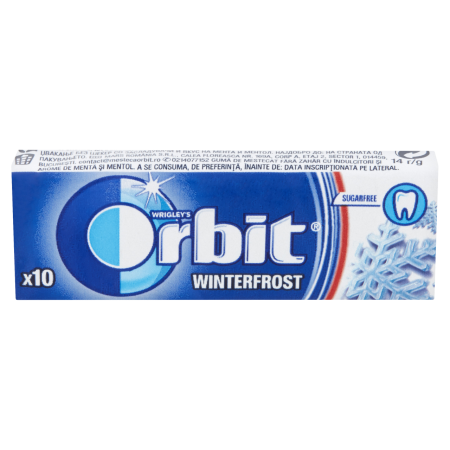 Bomboane si jeleuri - Guma de mestecat Orbit Winterfrost 14g