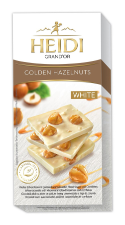 Ciocolata - Heidi Grand'Or Ciocolata Alba & Alune, 80g