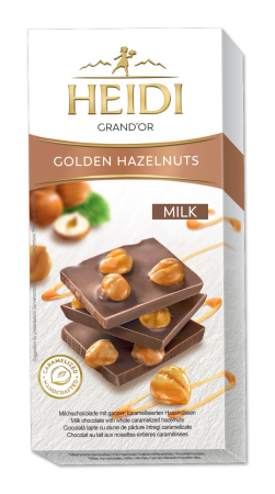 Ciocolata - Heidi Grand'Or Ciocolata Lapte & Alune, 80g
