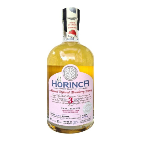 Bauturi Spirtoase - Horinca de capsuni La Horincie Gogota , Superioara maturata 3 ani , 0.7L