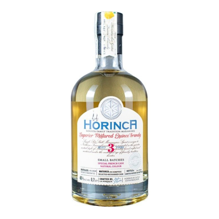 Bauturi Spirtoase - Horinca de gutui La Horincie Gogota , Superioara maturata 3 ani , 0.7L