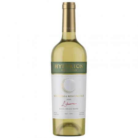 Vin Alb - Hyperion Exclusive Tamaioasa Romaneasca 0.75 l, vin alb sec, Dealu Mare