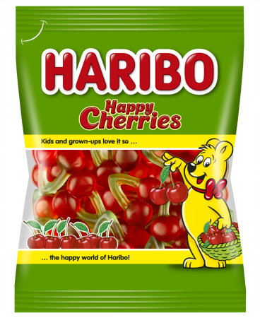 Bomboane si jeleuri - Jeleuri Haribo Happy Cherries 100g