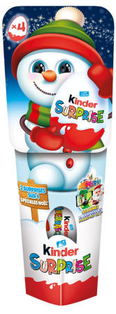 Cadouri si sezon - Kinder Surprise 4 Oua Ciocolata, 80g