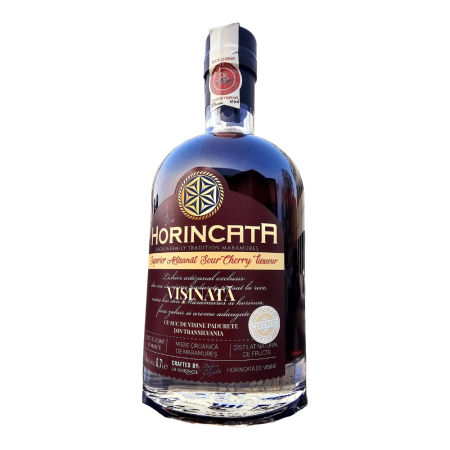 Bauturi Spirtoase - Lichior de visine La Horincie Gogota , Horincata Visinata superioara cu miere , 0.7L