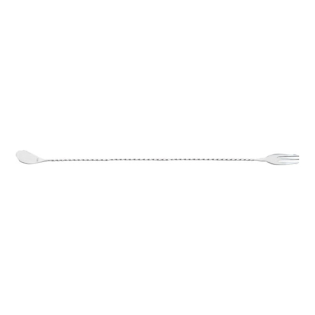 Accesorii Bar - Lingura de bar THE BARS Trident Full Twist, inox, 45 cm