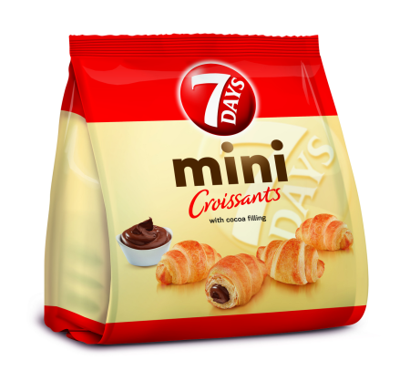 Biscuiti si prajituri - Mini Croissante 7Days Cacao 185g