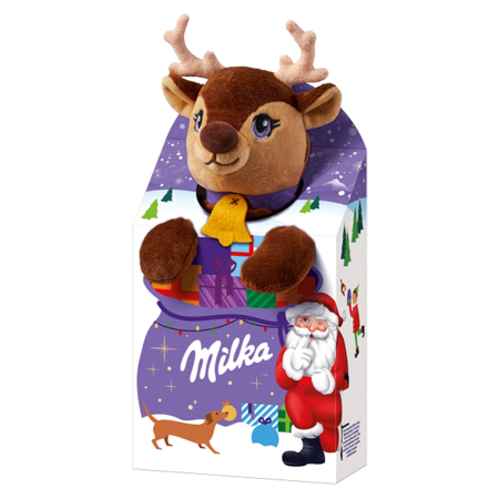 Cadouri si sezon - Mix Milka Craciun si Jucarie de Plus, 96g