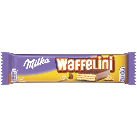 Biscuiti si prajituri - Napolitana Milka Wafellini Crema de Lapte, 31g