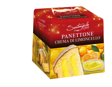Panettone - Panettone Santangelo cu Glazura si Crema de Lamaie, 908g