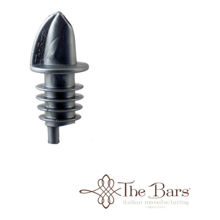 Accesorii Bar - Pourer plastic THE BARS, argintiu, set 12 buc