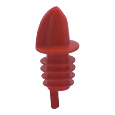 Accesorii Bar - Pourer plastic THE BARS, rosu, set 12 buc
