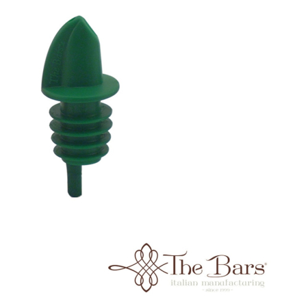 Accesorii Bar - Pourer plastic THE BARS, verde, set 12 buc