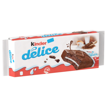 Biscuiti si prajituri - Prajitura Kinder Delice cu Lapte si Cacao, 39g