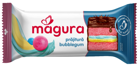 Biscuiti si prajituri - Prajitura Magura Bubble Gum 35g