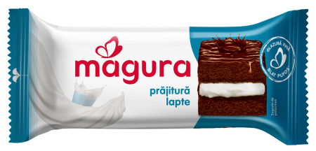 Biscuiti si prajituri - Prajitura Magura cu crema de lapte 35g