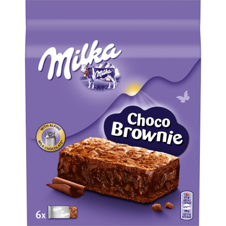 Biscuiti si prajituri - Prajitura Milka Brownie cu Ciocolata, 150g